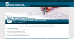 Desktop Screenshot of anunturi-monitorul-oficial.ro